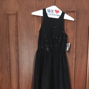NWT Aidan Mattox Black Dress